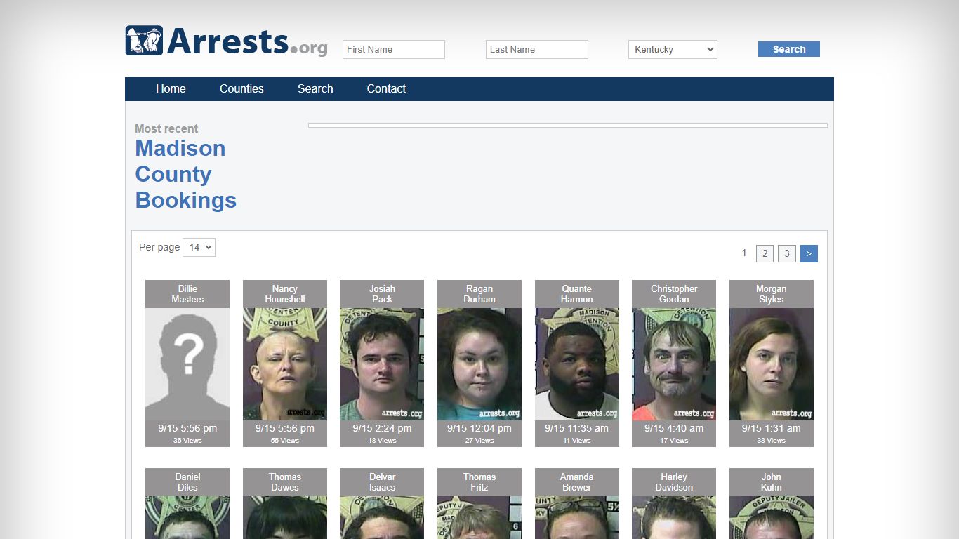 Madison County Arrests and Inmate Search